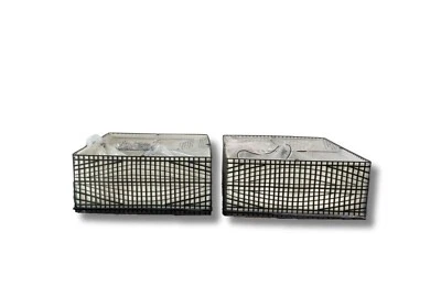 NUEVO - Juego de 2 cestas de lámpara de alambre colgante Foto 1 de 4