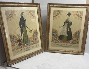 Retratos enmarcados antiguos de Lionel Franklin Craig y Annie Randall Yoxall - Imagen 1 de 7