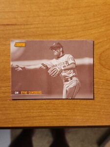 2021 Stadium Club Black and White Ryne Sandberg Chicago Cubs #114 Nice Sp Free S