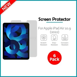 6-Pack LCD Ultra Clear HD Screen Shield Protector for Apple iPad Air 10.9 (2022) - Picture 1 of 4