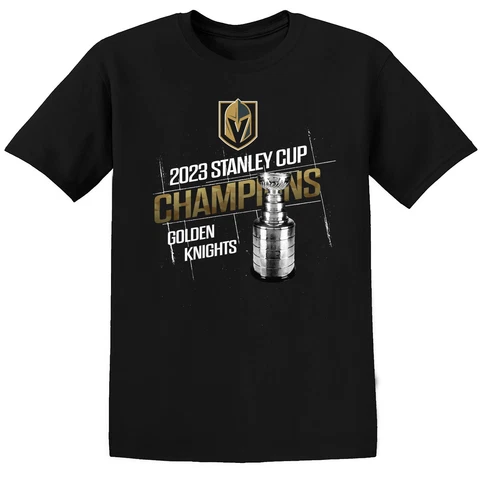 Vegas Golden Knights 2023 Stanley Cup Champions T-Shirt - Adult and Kids sizes Cover