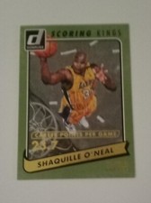 2015-16 Panini Donruss Scoring Kings Stat Line SP Shaquille O'Neal /237 Lakers