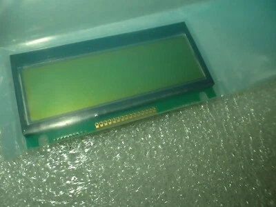 Alphanumeric LCD 16x2 Black on Yellow Green 5V Parallel English Japan Reflective - Image 1 of 4