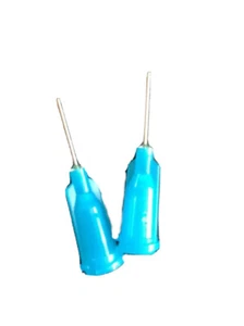 25 gauge 1/2" Luer Blunt Needle Tips BLUE Glue Adhesive Crystal Epoxy Liquid Ink - Picture 1 of 1