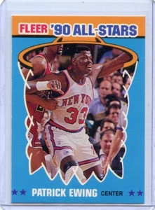 1990 Fleer All-Stars Patrick Ewing New York Knicks #12 of 12 ⭐️💥🎯 EXMT - Picture 1 of 2