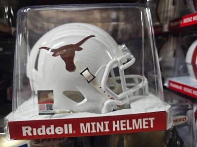TEXAS LONGHORNS DESIGN REPLICA MINI HELMET NCAA RIDDELL - Image 1 of 4