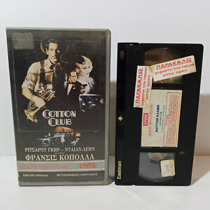 EXRENTAL VHS TAŚMA GRECKA SUBS PAL The Cotton Club 1984 Richard Gere