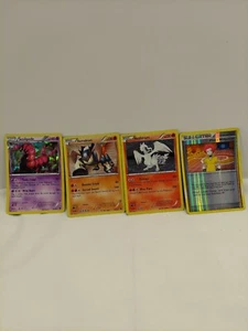 Tarjetas de Pokémon Holo Flints Fuerza de Voluntad, Reshiram, Terrakion, Escolípedo - Imagen 1 de 10