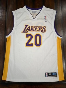 VINTAGE Preowned - Gary Payton #20 White Los Angeles Lakers XL Reebok Jersey - Picture 1 of 8