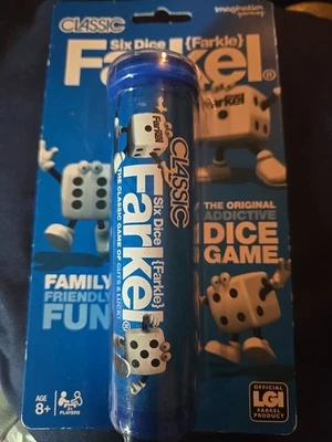 Imagination Gaming FARKEL Dice Tube, 6 Farkel Dice, Age 8+, Brand New, Free Ship - Image 1 of 4