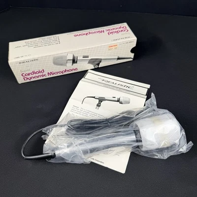 Realistic Super Cardioid Dynamic Microphone 33-9920 With Box And Manual - Image 1 of 4