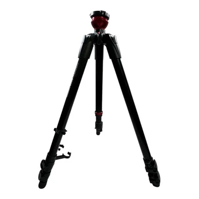 Manfrotto 755XB Aluminum Tripod with Red Ball Head Camera Video - Image 1 of 4