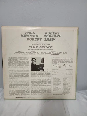 THE STING Original Motion Picture Soundtrack Vinyl LP Signed Copy - Image 1 of 2