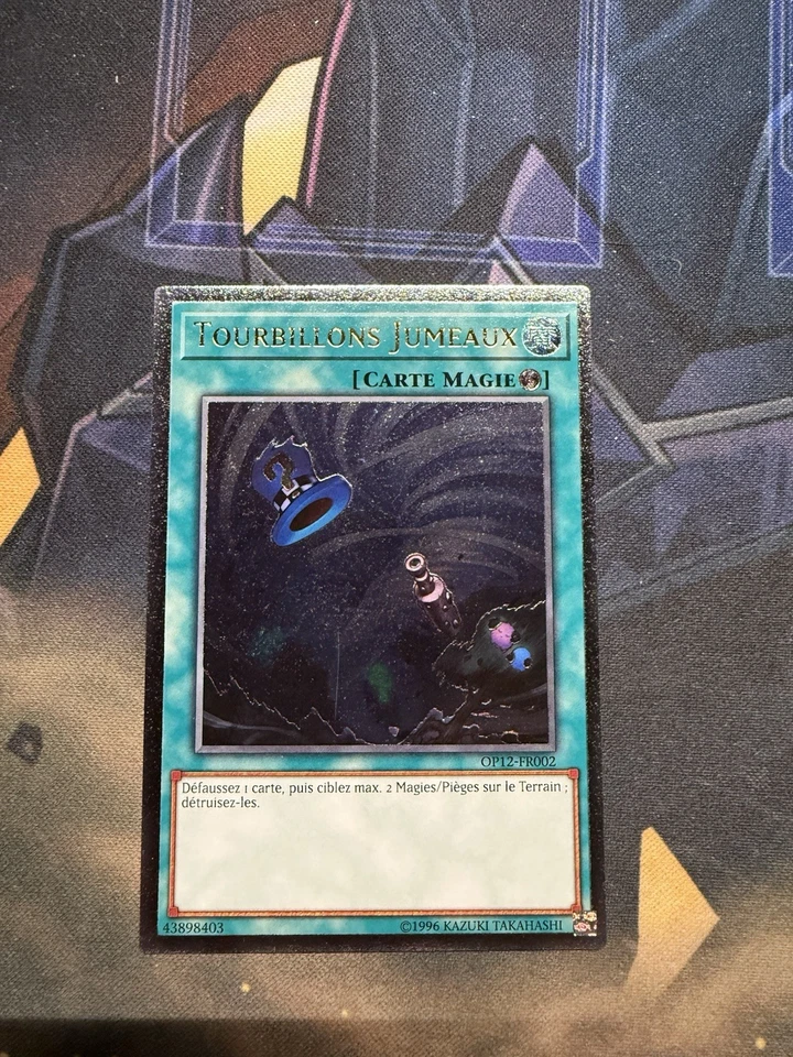 FRENCH YUGIOH Twin Twisters OP12-En002 Ultimate Rare Nm - Image 1 of 1
