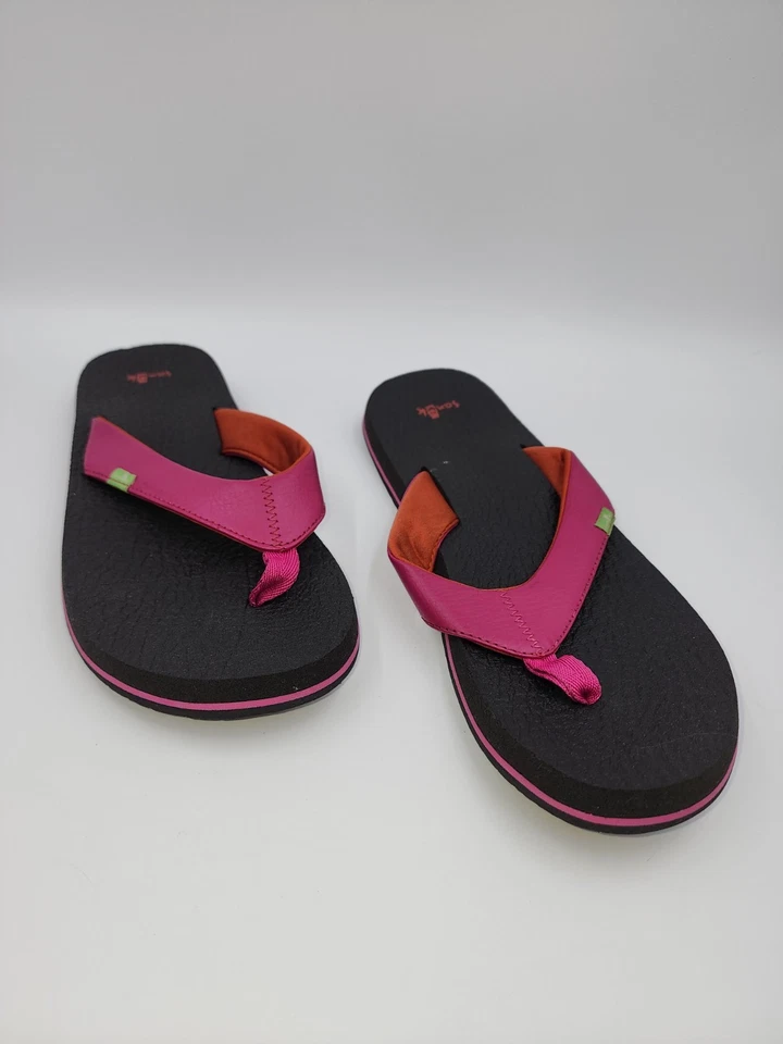 Sandalias de tanga SANUK con tiras espalda abierta jóvenes 6-7 Foto 1 de 4