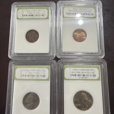  Slab Lot! 4 US Coins in Holders of Non-Recognized Grading Services #3 - Image 1 of 4