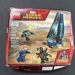LEGO Marvel Outrider Dropship Attack 76101 nicht mehr im Handel erhältlich 2018 neu beschädigte Verpackung - Bild 1 von 5