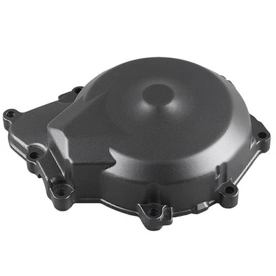 Cubierta del cárter del estator del motor izquierdo negro aluminio apto para Yamaha YZF R6 2006-2011 07 Foto 1 de 2