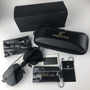 KINGSEVEN Polarized Sunglasses UV400 7666 60 15 145 Designed in Italy - Picture 1 of 13