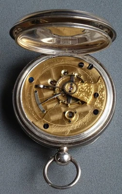Illinois  18 Size Aetna Gold Flashed Key Wind Pocket Watch 187787 - Image 1 of 4