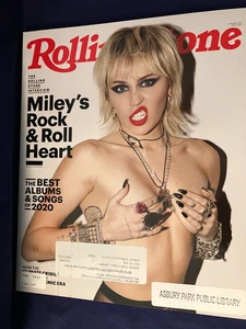 ROLLING STONE Jan 2021 Miley's Rock & Roll Heart, Taylor, Cardi B - Picture 1 of 5