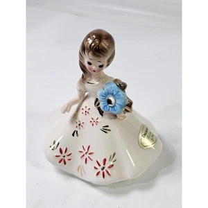 Josef Originals December Zircon Birthstone Girl Figurine (#FIG956) Vintage - Picture 1 of 8