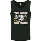 The Forge is Strong With This One Blacksmith Mens Vest Tank Top