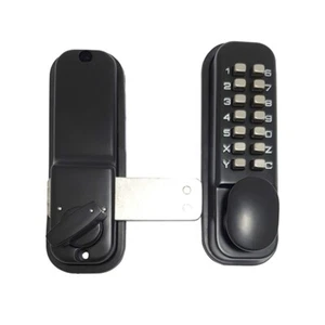 Lane Black Digital Gate Lock Suits Gates And Doors 33Mm To 60Mm Thick - Picture 1 of 2