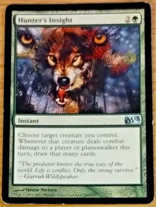 Hunter's Insight - Instant - Uncommon M12 2012 Magic MTG Card - Picture 1 of 2