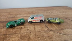 Hot Wheels Redline lot of 3 random cars corvette, van, ferrari  - Picture 1 of 18