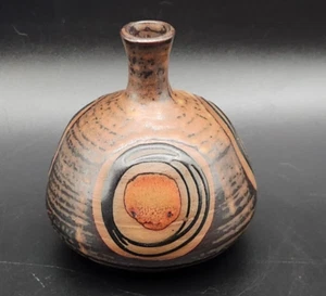 Vintage Swedish Ceramic Vase/Vessel Diminutive, Miniature Stoneware Vase - Picture 1 of 6