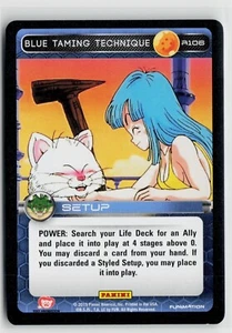 DBZ TCG Dragon Ball Z Panini Heroes & Villains Blue Taming Technique x1 R106 - Picture 1 of 1