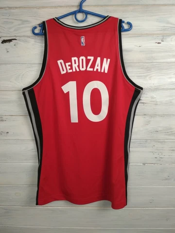 Toronto Raptors DeMar DeRozan Jersey Basketball Boys Kids Size XL Shirt Adidas Cover