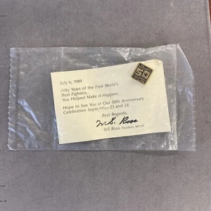 Vintage McDonnell Aircraft Corporation 50 Years Commemorative Pin 1939-1989 - Picture 1 of 3