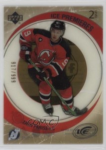 2005-06 Upper Deck Ice Ice Premieres /999 Zach Parise #115 Rookie RC
