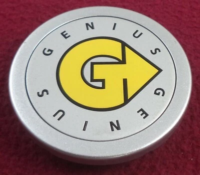 Genius Wheels Silver Custom Wheel Center Cap # PCH61 (1) - Image 1 of 3