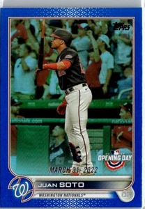 2022 Topps Opening Day Blue Foil Juan Soto #150 - Picture 1 of 2