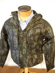 Filson & Mossy Oak Cotton Camo Hooded Short Waterfowl Wading Jacket NWT XS $395 - Picture 1 of 14
