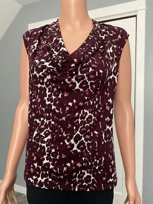 Ann Taylor размер S совок капот шеи без рукавов нарядная блузка - Изображение 1 из 4