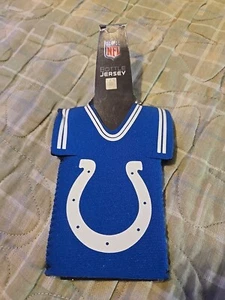 INDIANAPOLIS COLTS 12oz JERSEY Bottle Koozie Holder Cooler Football - Picture 1 of 2