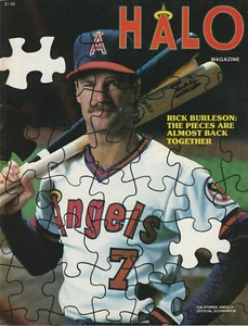 1986 New York Yankees at California Angels Baseball Program - Burleson On Cover - Bild 1 von 1