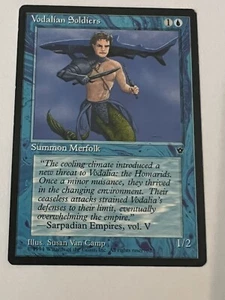 Vodalian Soldiers, MTG Fallen Empires (1994) Common Blue Creature NM - Picture 1 of 1