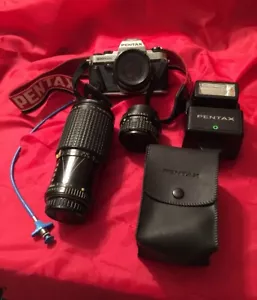 Pentax Super Program w/AF280T Flash, Plus Multiple Lenses, See Description. - Picture 1 of 12
