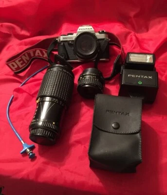 Pentax Super Program w/AF280T Flash, Plus Multiple Lenses, See Description. - Image 1 of 4