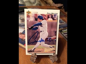 1992 Upper Deck #423 Paul Molitor - Milwaukee Brewers - Autographed with COA - Picture 1 of 3
