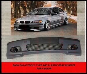 for BMW M-Tech II Style Front Bumper E46 323i 325i 328i 330i 2002-2006 4Dr - Picture 1 of 6
