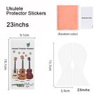 Adesivo protezione pickguard ukulele trasparente premium spessore superiore prot