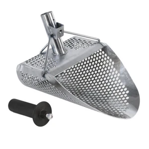 Detector de metales de acero inoxidable Dune Kraken 11"" x 8"" cuchara de arena con 2 orificios de montaje - Imagen 1 de 5