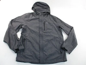 Paradox Rain Jacket Men’s Medium Outdoor Hoodie Hoody Gray Full Zip Lightweight - Picture 1 of 13