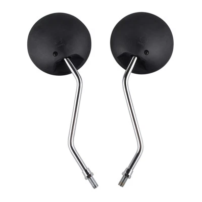 CHROME MIRRORS Set For Yamaha DT175 250 360 400 A B C D DT RD RS XS YDS XT500 - Image 1 of 4